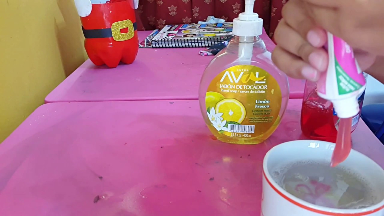 Experimento De Agua Y Jabon Liquido