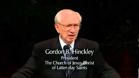 The Miracle of Faith   Gordon B  Hinckley   April ...