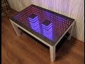 2 независимые подсветки infinity mirror table столик с подсветкой бесконечности