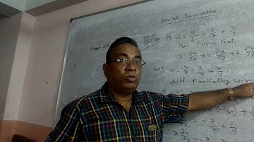 Problem on partial derivative part 3 for BCA, B.Tech, MCA By Prof.Dipanjan kr. Dey,M.sc,M.Tech