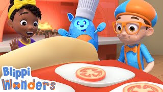 blippi learns how pizza is made blippi wonders educational videos for kids