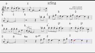 Oh! Darling The Beatles Alto Sax