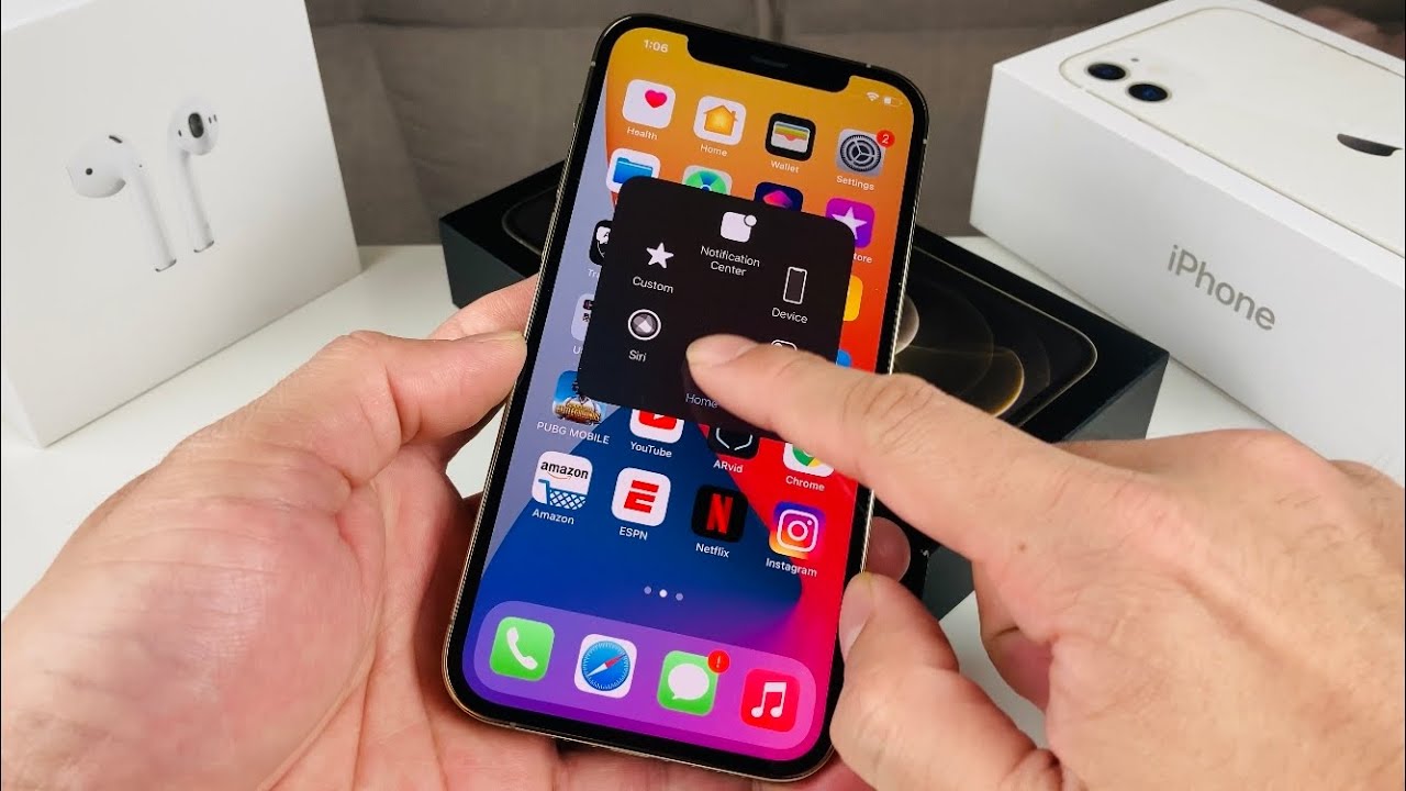 How to Get Home Button on iPhone Screen YouTube