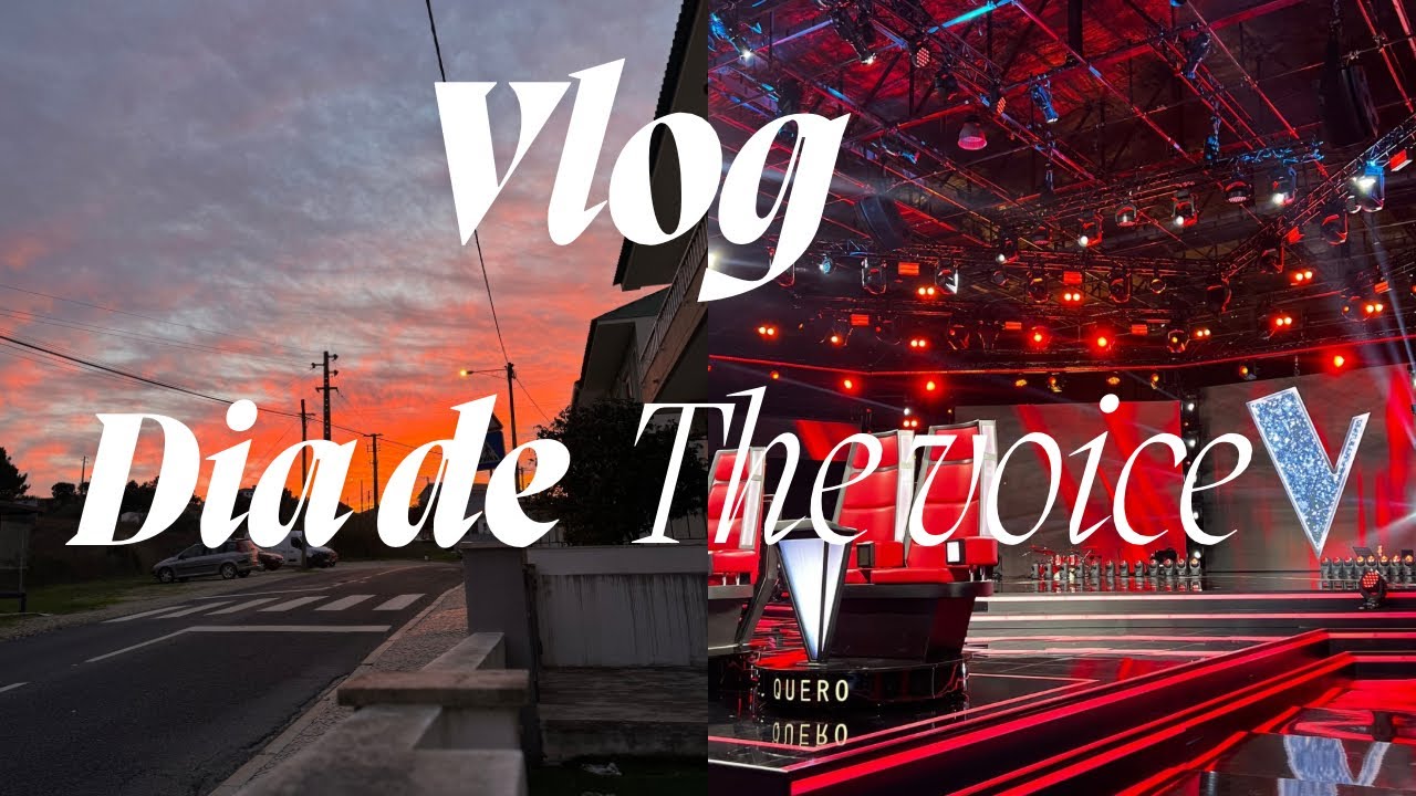 Vlog Dia de competição no The Voice 🇵🇹