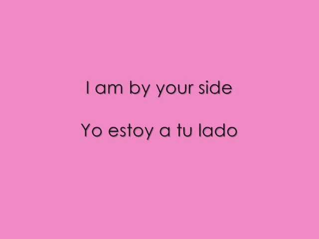 By your Side TOKIO HOTEL lyrics eng & spa