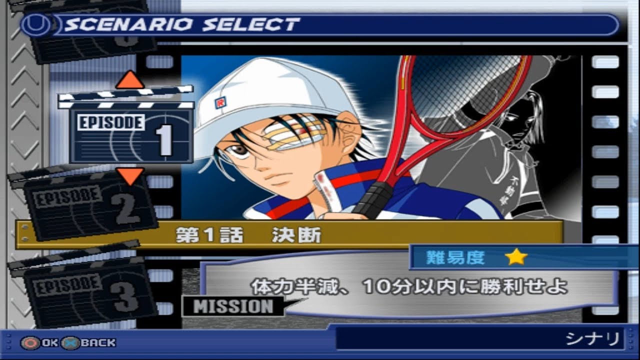 Prince Of Tennis Smash Hit Scenario 1 Echizen Vs Ibu 10 Minute Match Youtube