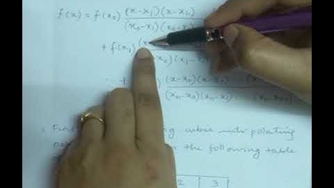 KTU CE306 CPCT LAGRANGE INTERPOLATION