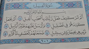 Surah 105 Al Fil - سورة الفيل - by Zackariya