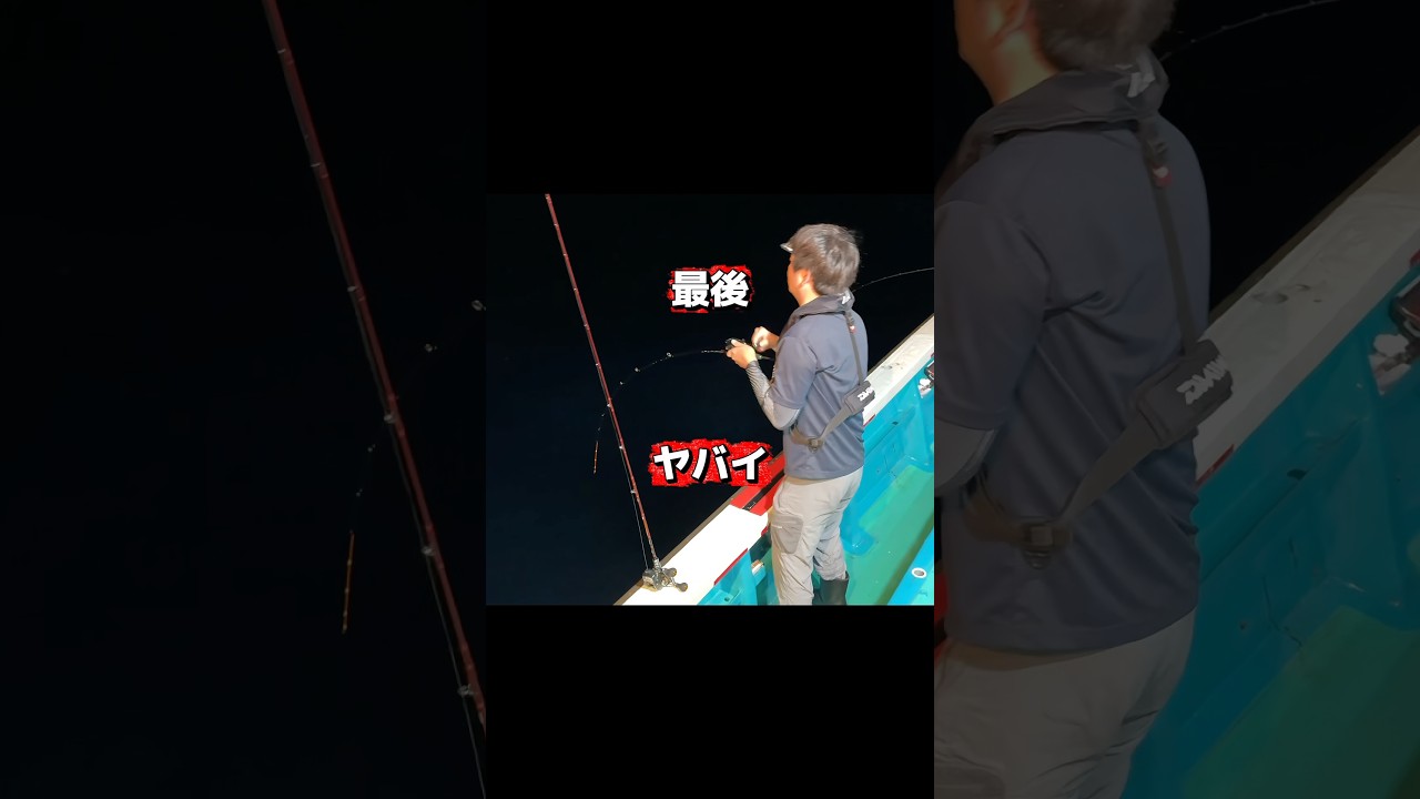 【釣り🦑】最後ヤバイ #釣り #おすすめ #アウトドア