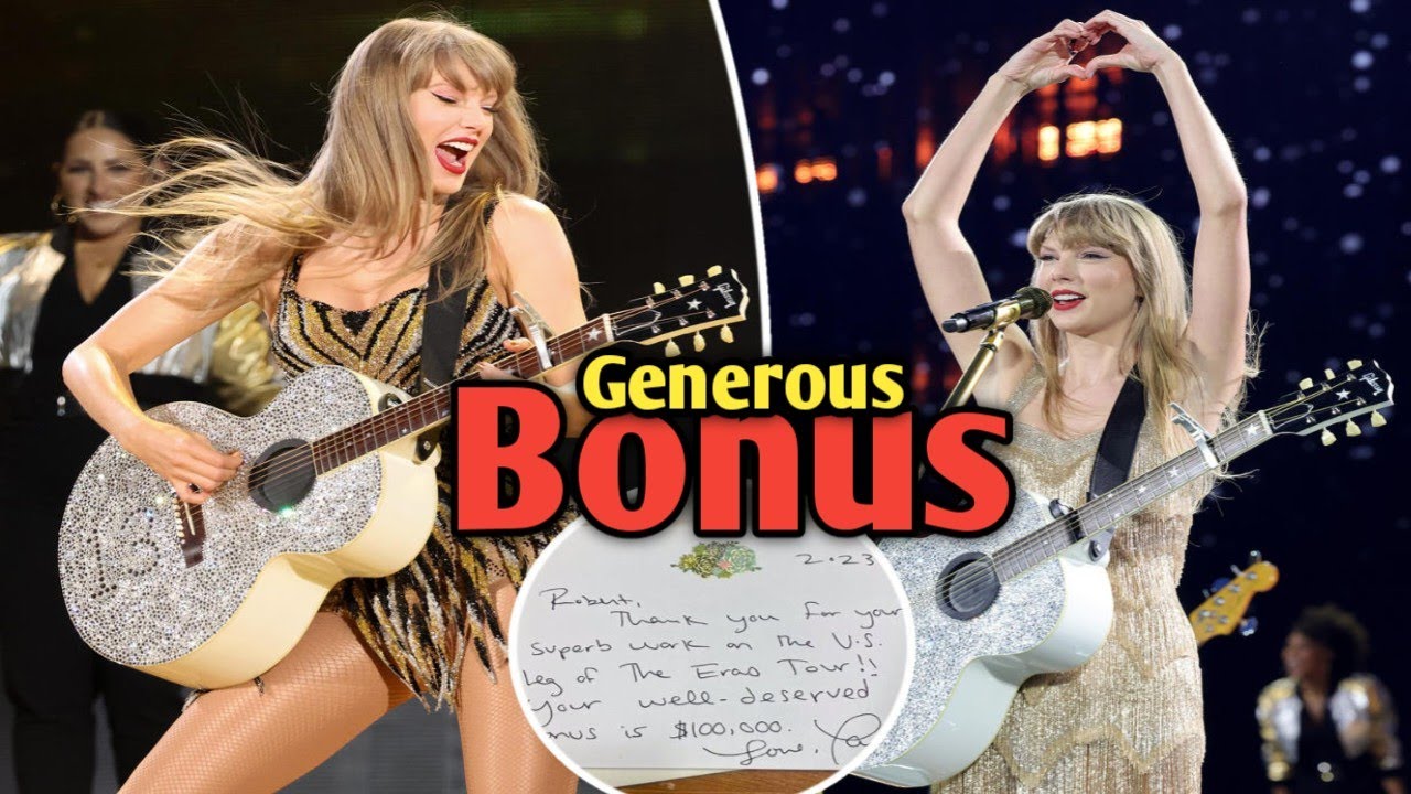 Taylor Swift gifts very generous bonus with personalized touch to Eras Tour crew member