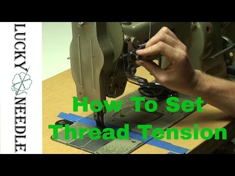 How to Set Thread Tension - Learn How To Sew