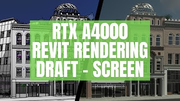 Demo Render Revit Exterior 01 Draft Screen RTX A4000