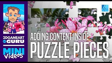 Affinity Designer Mini Tutorial - Inhoud toevoegen aan puzzelstukjes