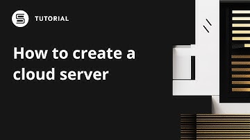 How to create a cloud server