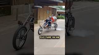 Ha costruito una moto a vapore 💨