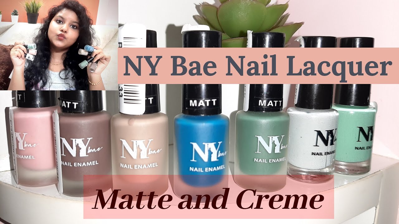 NY Bae Nail Polish Swatches And Review||Purplle Haul|Vegan|Matte And Creme|Under Rs 50|iTARINI