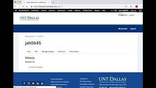 Adding an employee to the directory - UNT Dallas