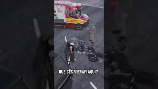 Acidente de Moto Barra Funda RP #gtarp #fivembrasil #acidentegrave