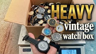 Famous I bought a HEAVY 25Ib box of vintage watches! Huge collection! Any gems? Profile