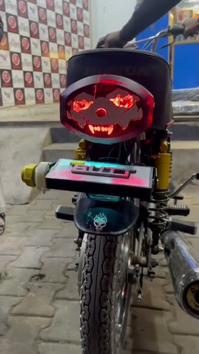 Electric Turnable Number Plate for Bikes | AutoZ.pk