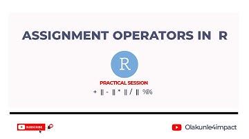 Assignment Operators in R Programming #rprogramming #olakunle4impact #tagng