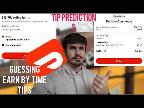 Doordash Earn By Time Tip Guessing Challenge…
