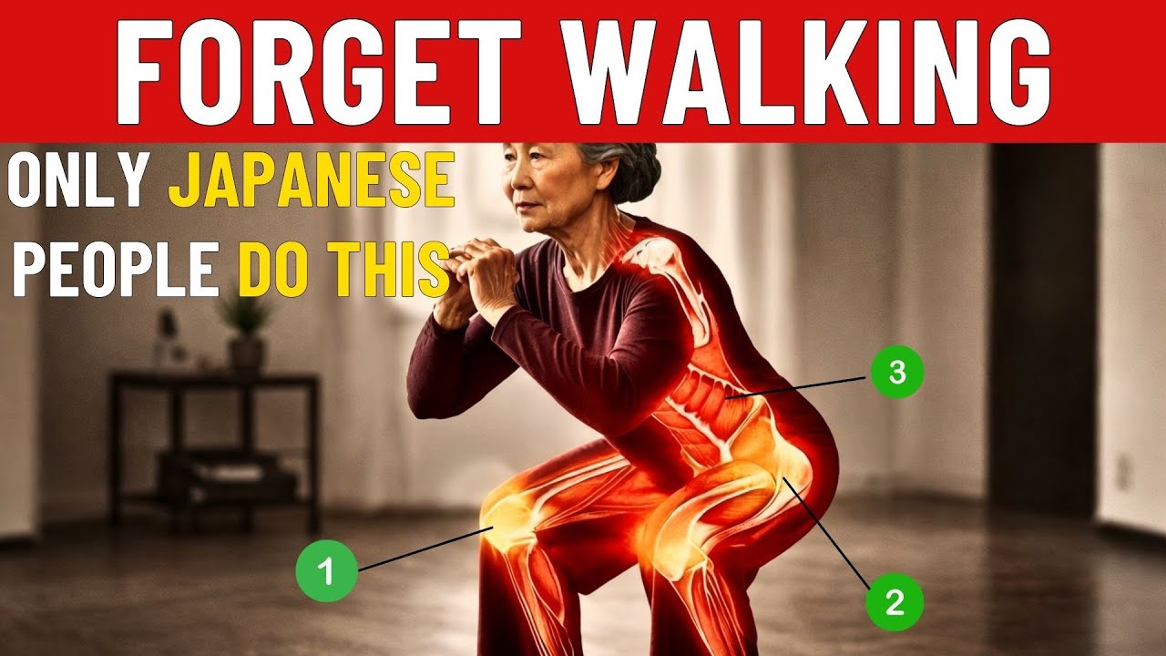 Вам больше 60? 6 японских упражнений для поддержания силы ног на всю жизнь.