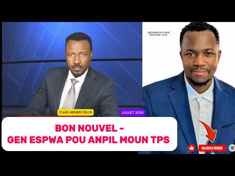 BON NOUVEL - GEN ESPWA POU ANPIL MOUN TPS  #TPS #USCIS #Haiti