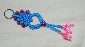 Macrame Keychain | Macrame Heart Shape Keychain