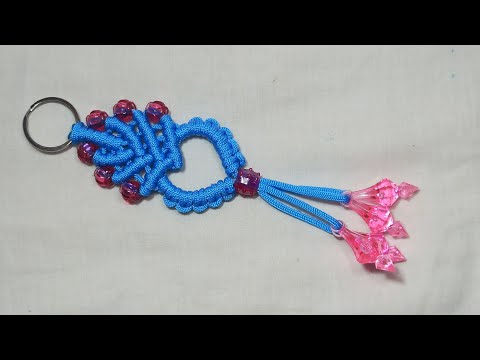 Macrame Keychain | Macrame Heart Shape Keychain