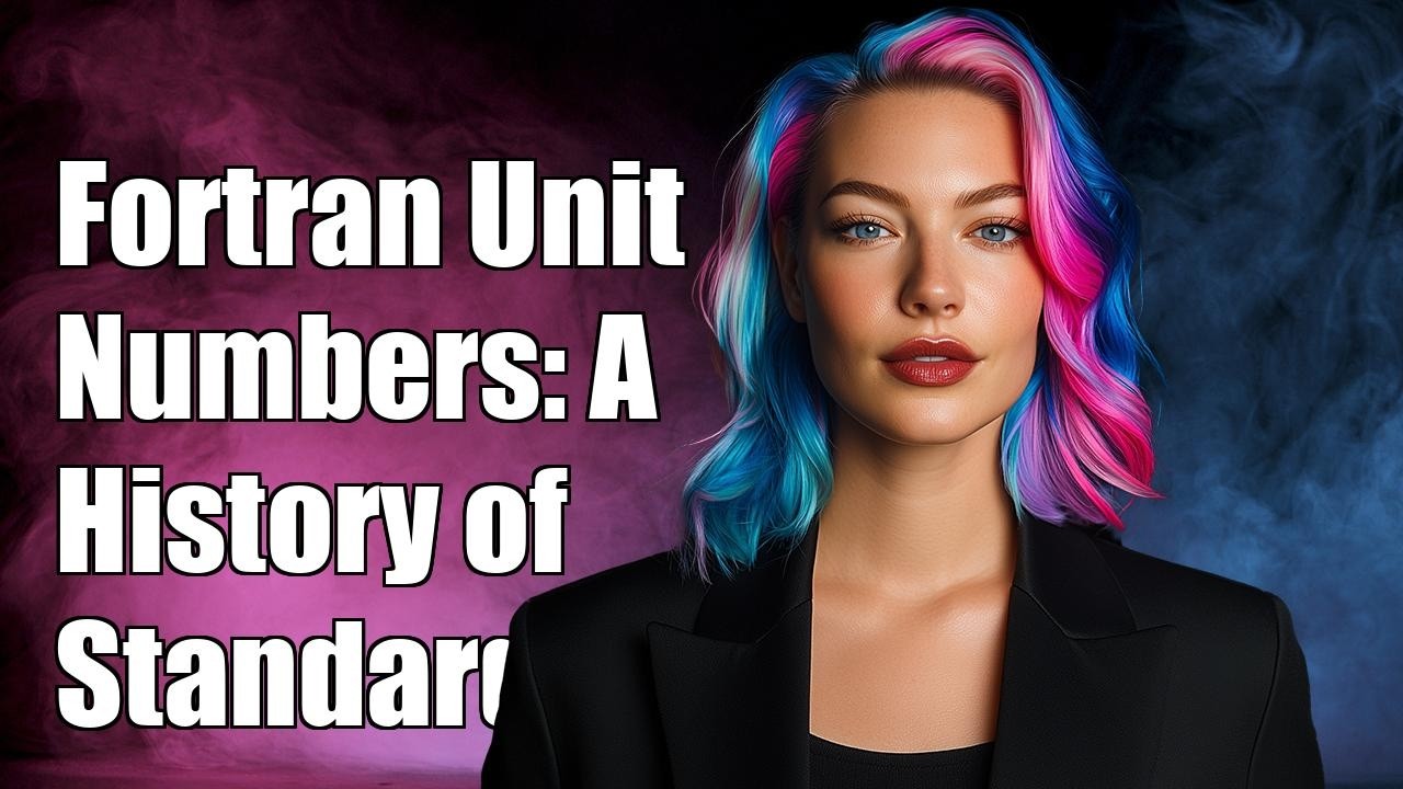 Unit Numbers For Rentworks How did the fortran standard of unit numbers came to be? - YouTube