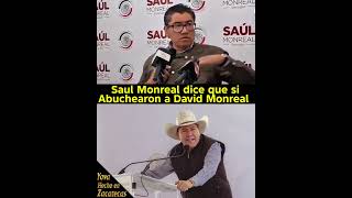 Saúl Monreal dice que si abuchearon a David Monreal Gobernador de Zacatecas es mentira que sea IA
