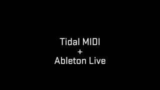 TidalCycles (Tidal): MIDI + Ableton