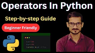 Operators In Python With Example Part 4 | Python Tutorial 2025