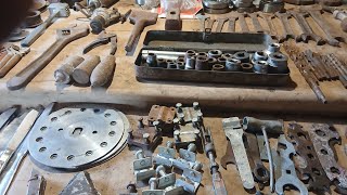 Барахолка на дому. Тиски. Инструменты. Электроды. Подшипники. Двигатель. Много разного. - 7 