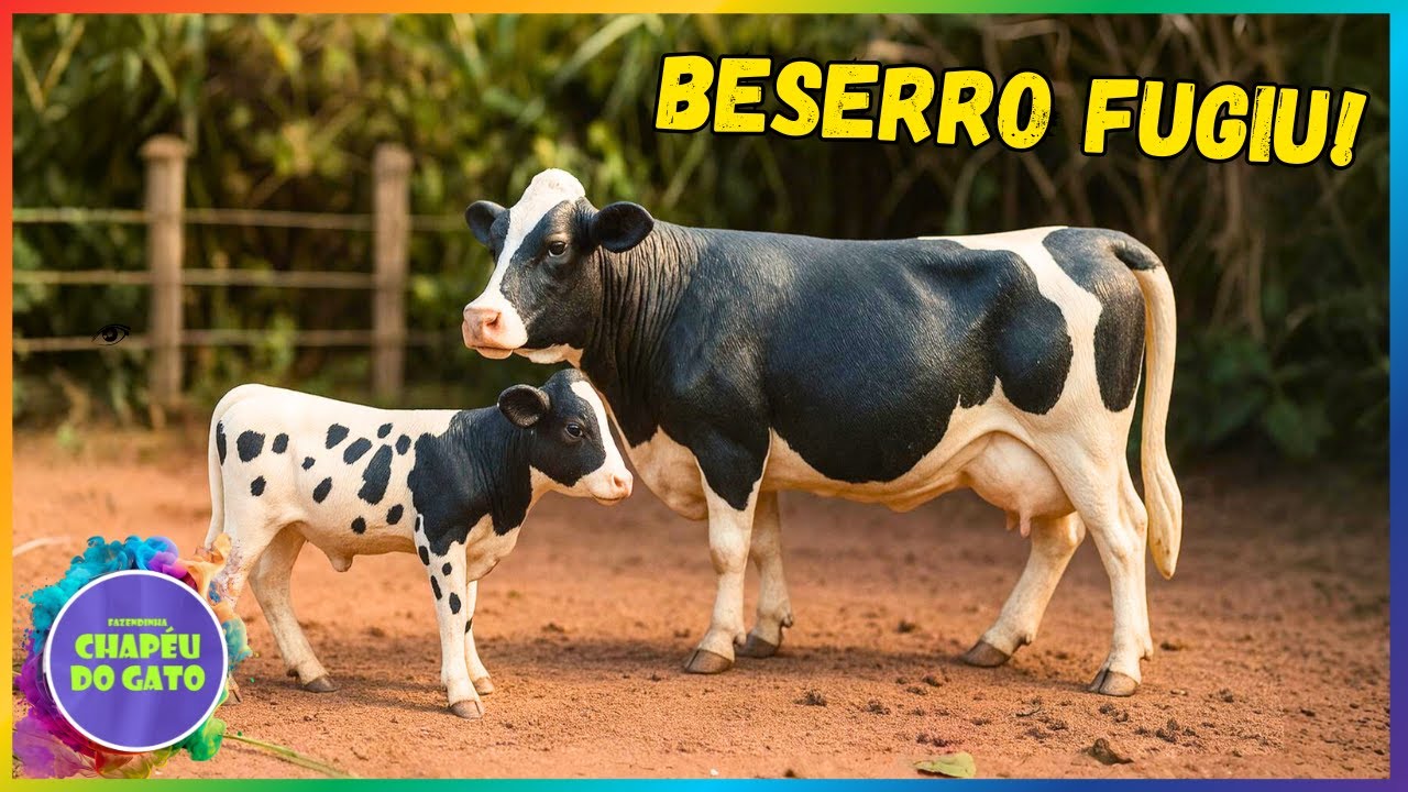 INCRÍVEL O BEZERRO FUGIU DO CERCADO!!!