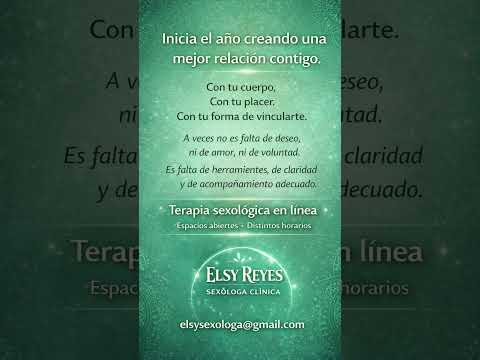Para más info y agendar escribe a elsysexologa@gmail.com