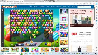 Playing Bubble Shooter Candy on Agame(30/7/2024) screenshot 3