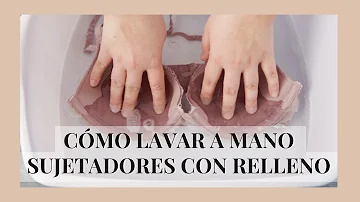 ¿Cómo debo lavar mis sujetadores?