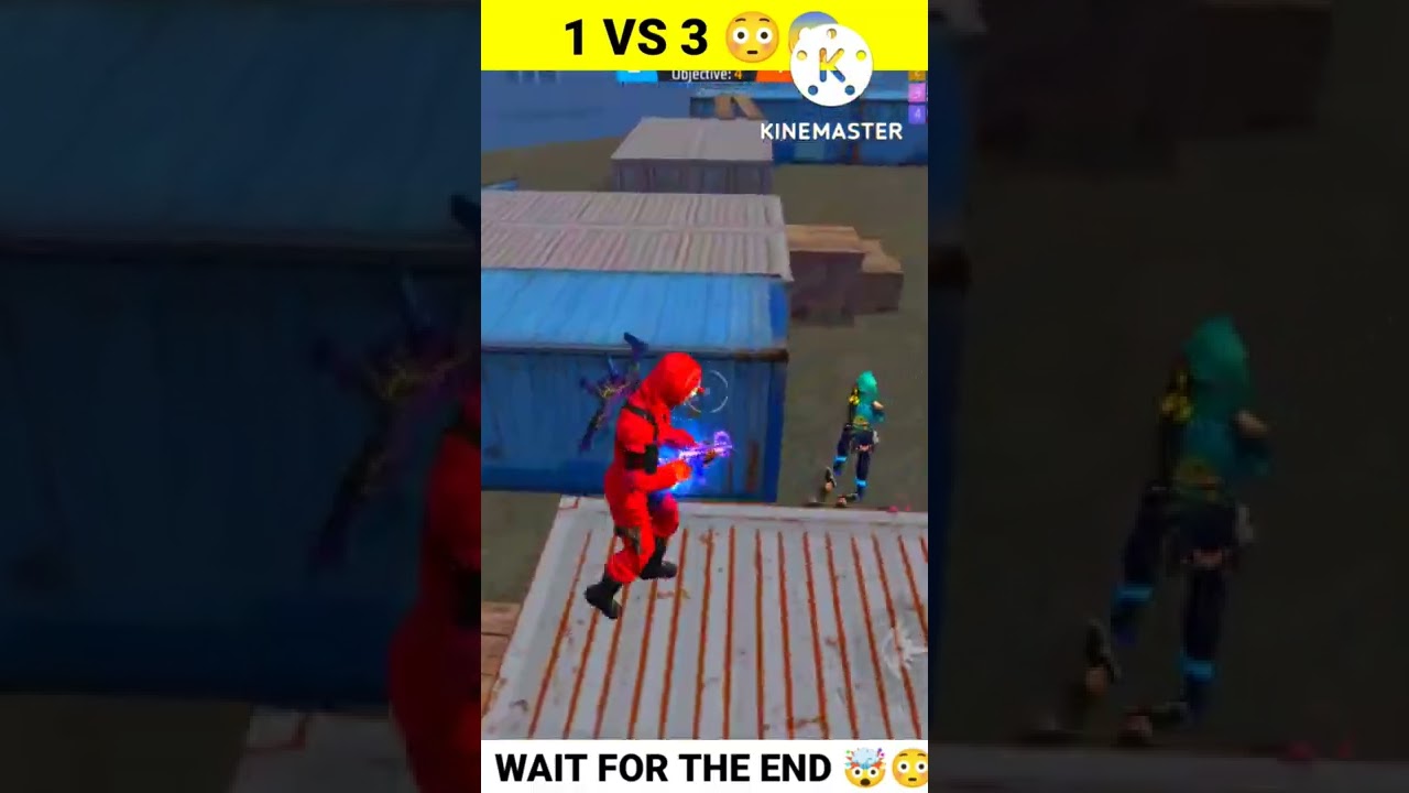 1 VS 3 😳😱 MP5 CLUTCH 😈🔥 