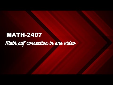 Math Pdf Correction in One Video🙂 - YouTube
