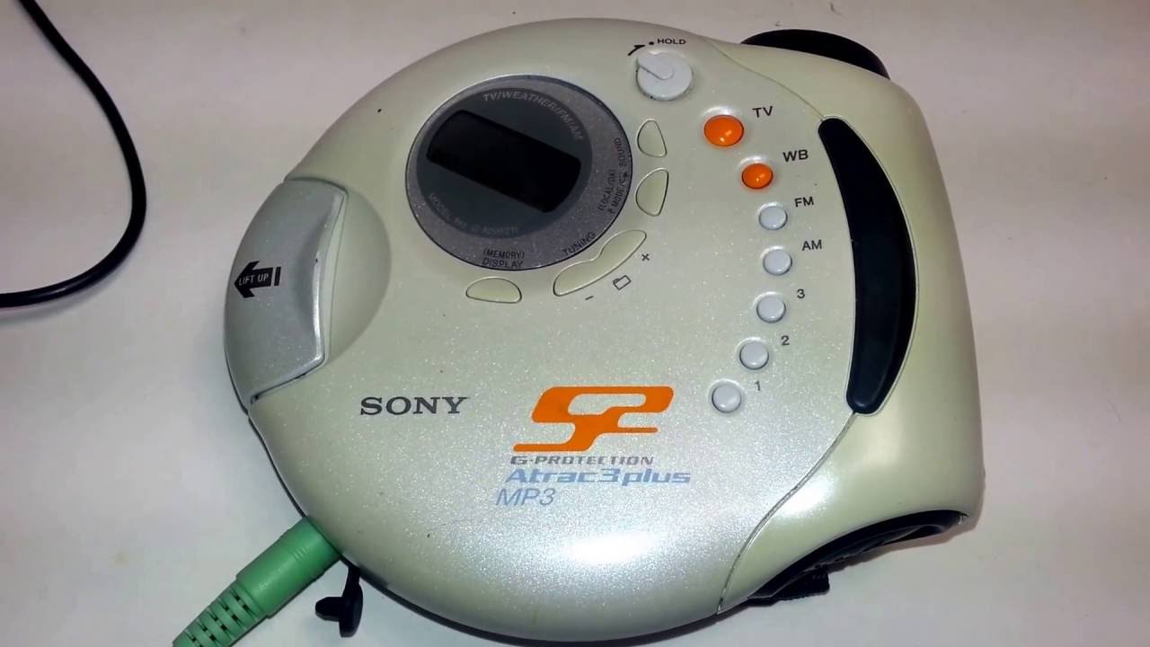 Sony D Ns921f Discman S2 Mp3 Portable Cd Player Tv Weather Am Fm