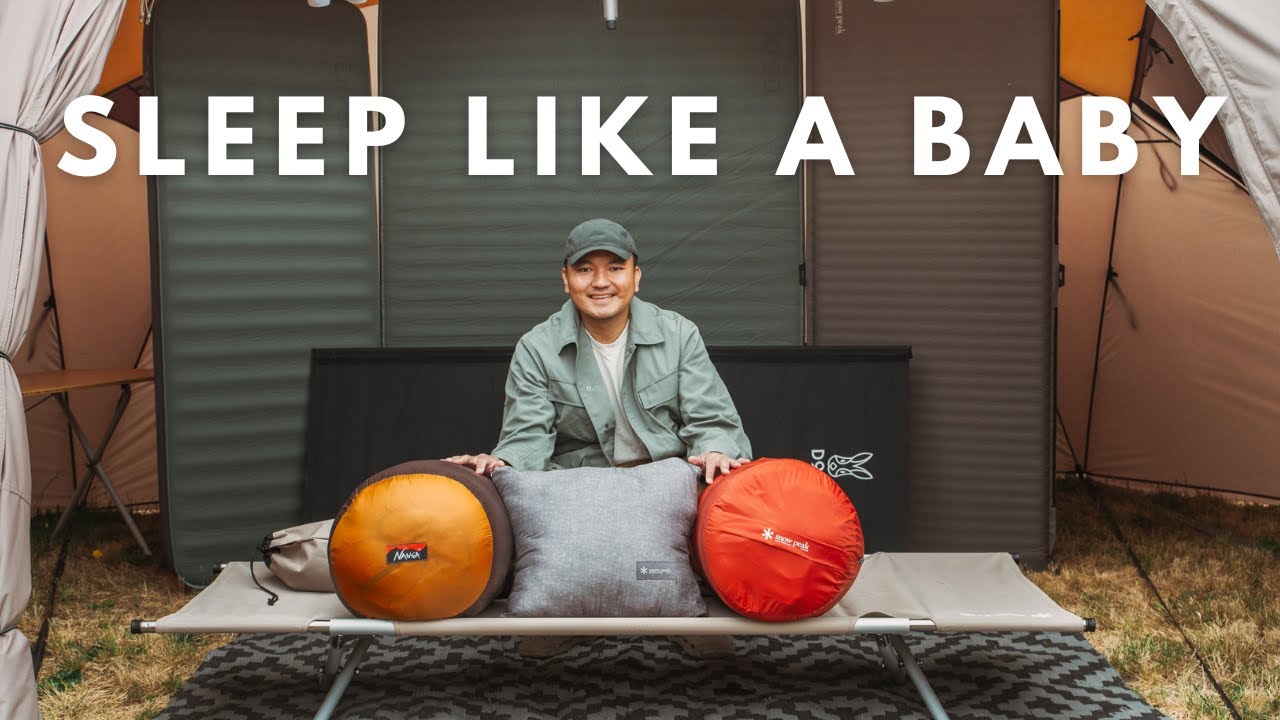 My secrets to getting the best sleep at camp | Snow Peak | EXPED