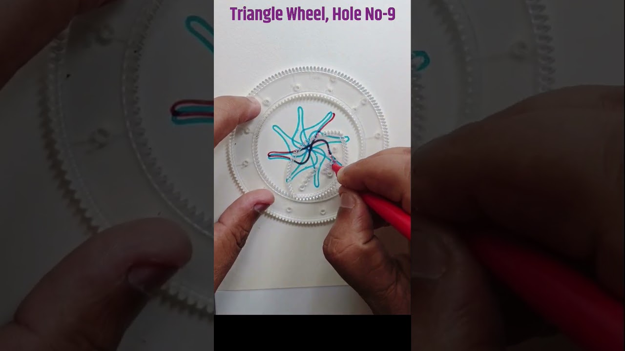 Colourful Spirograph Drawing 