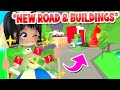 *NEW* ROADS &amp; BUILDINGS REVEALED in ADOPT ME! (roblox) NEWS TEA