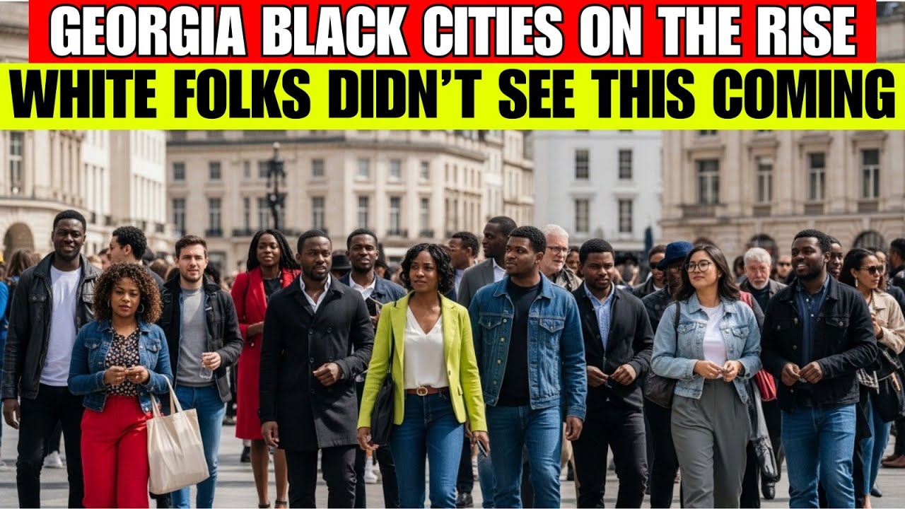 10 городов Джорджии, где чернокожее население процветает, а белые наблюдают за ними издалека!