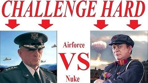 🔴 C&C Generals Zero Hour - Challenge Hard - 2 - Airforce vs Nuke 🔴
