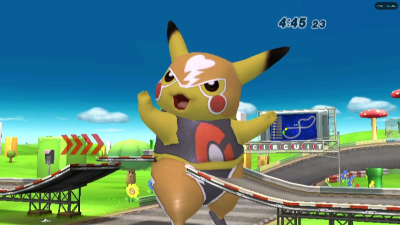 SSBB Hacks: Giant Growing Pikachu's Classic Mode (Intense)