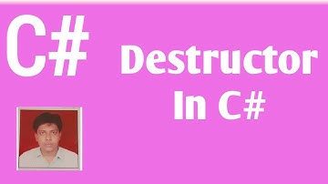 Destructor In C#