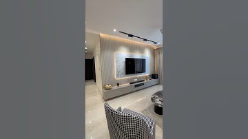 Luxury Tv Unit Design #shorts #shortvideo #short  Designed by Surekh Interior